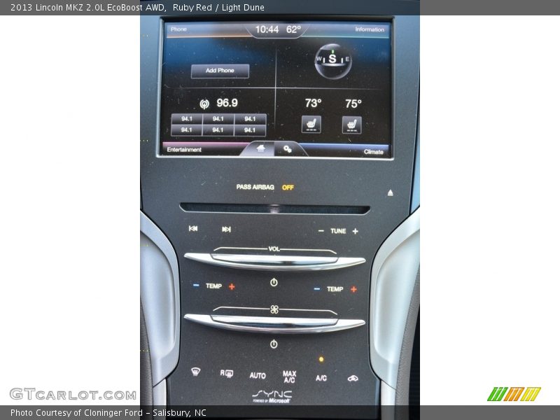 Ruby Red / Light Dune 2013 Lincoln MKZ 2.0L EcoBoost AWD
