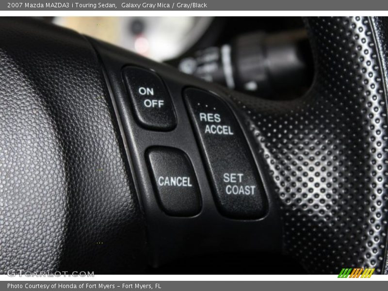 Galaxy Gray Mica / Gray/Black 2007 Mazda MAZDA3 i Touring Sedan