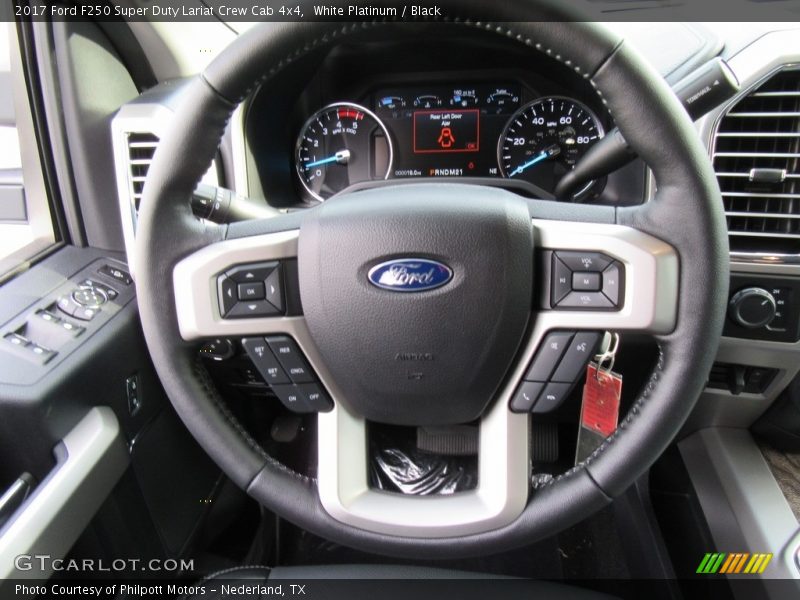  2017 F250 Super Duty Lariat Crew Cab 4x4 Steering Wheel