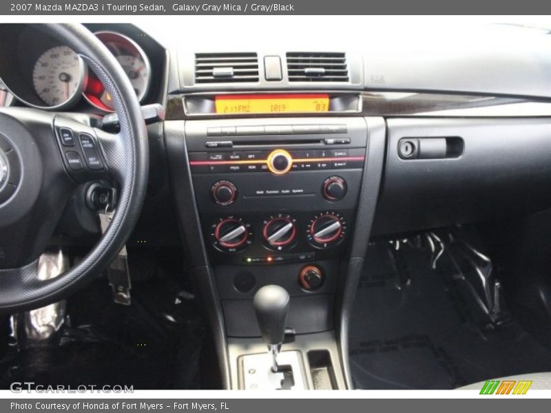 Galaxy Gray Mica / Gray/Black 2007 Mazda MAZDA3 i Touring Sedan