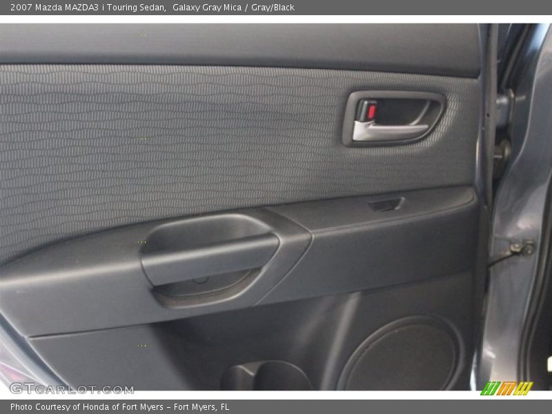 Galaxy Gray Mica / Gray/Black 2007 Mazda MAZDA3 i Touring Sedan