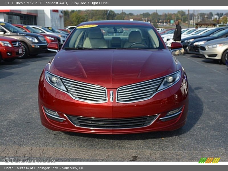 Ruby Red / Light Dune 2013 Lincoln MKZ 2.0L EcoBoost AWD