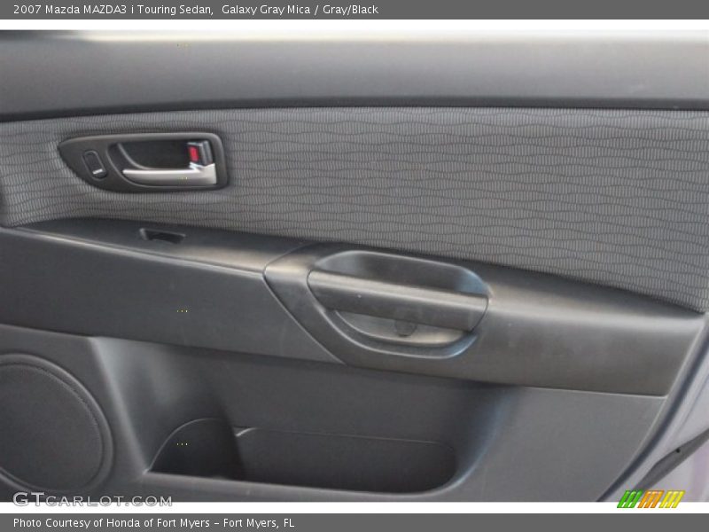 Galaxy Gray Mica / Gray/Black 2007 Mazda MAZDA3 i Touring Sedan