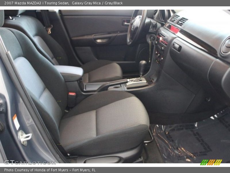 Galaxy Gray Mica / Gray/Black 2007 Mazda MAZDA3 i Touring Sedan
