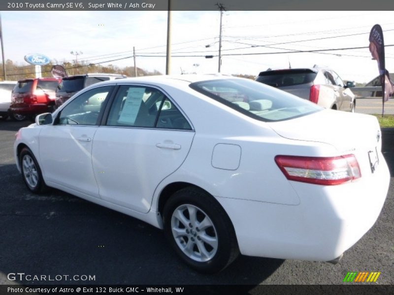 Super White / Ash Gray 2010 Toyota Camry SE V6