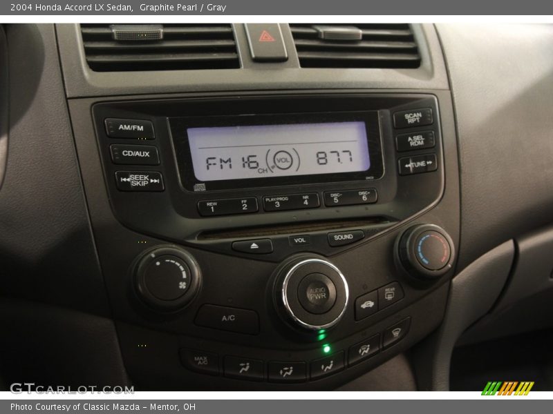 Graphite Pearl / Gray 2004 Honda Accord LX Sedan