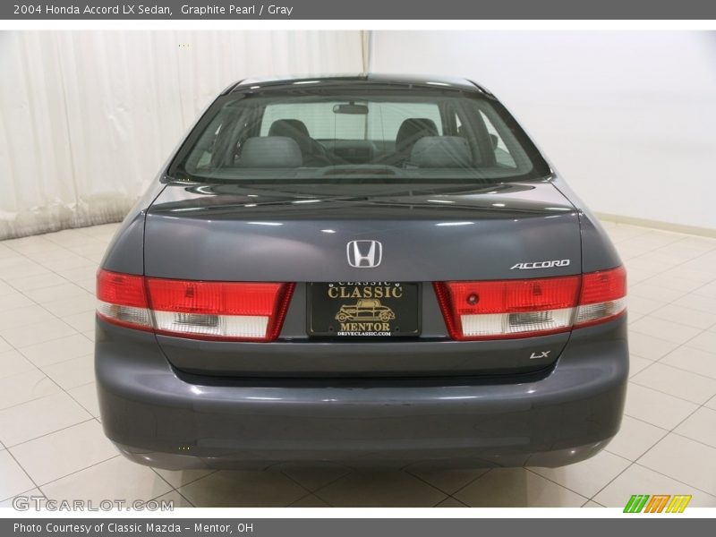 Graphite Pearl / Gray 2004 Honda Accord LX Sedan