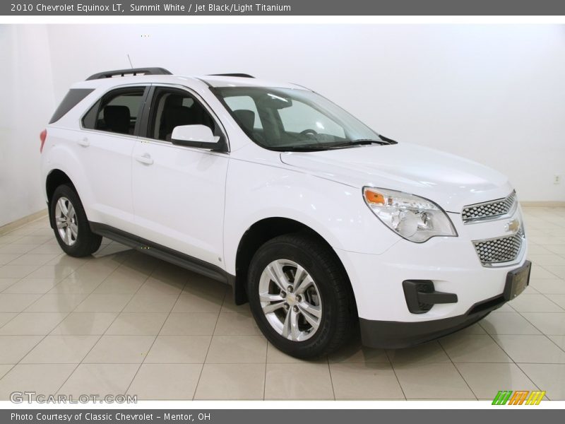 Summit White / Jet Black/Light Titanium 2010 Chevrolet Equinox LT