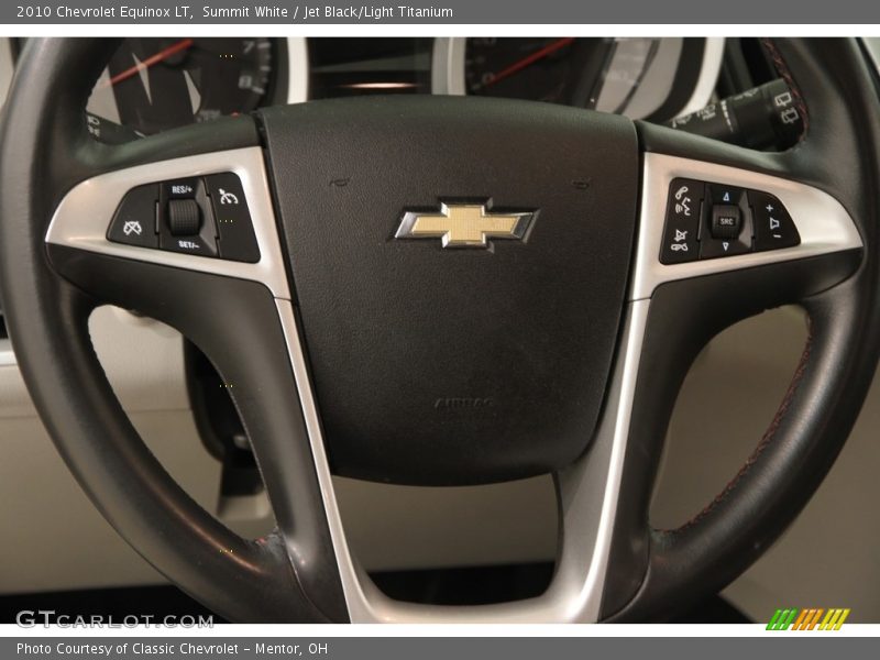 Summit White / Jet Black/Light Titanium 2010 Chevrolet Equinox LT