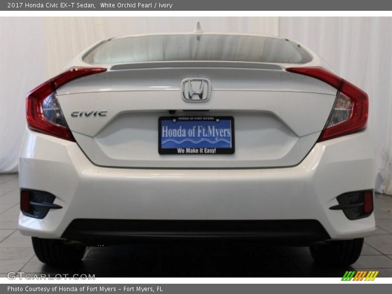 White Orchid Pearl / Ivory 2017 Honda Civic EX-T Sedan