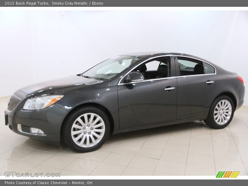 Smoky Gray Metallic / Ebony 2013 Buick Regal Turbo