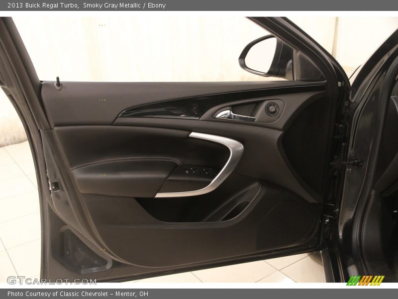Smoky Gray Metallic / Ebony 2013 Buick Regal Turbo