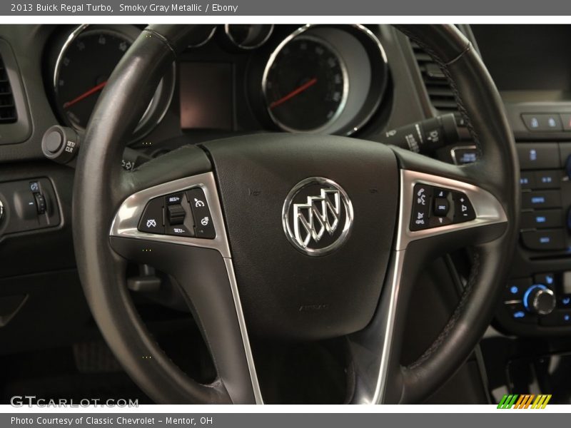 Smoky Gray Metallic / Ebony 2013 Buick Regal Turbo