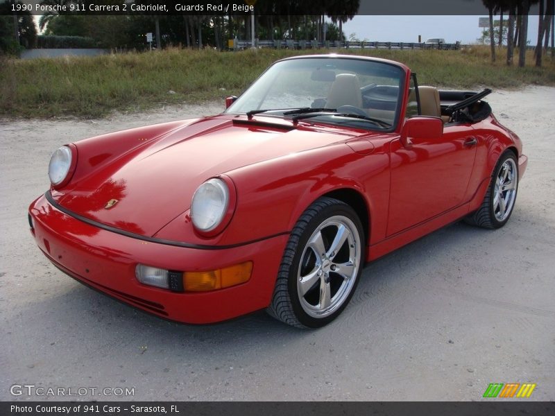  1990 911 Carrera 2 Cabriolet Guards Red