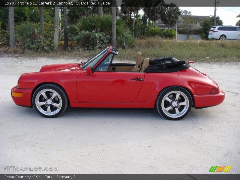  1990 911 Carrera 2 Cabriolet Guards Red