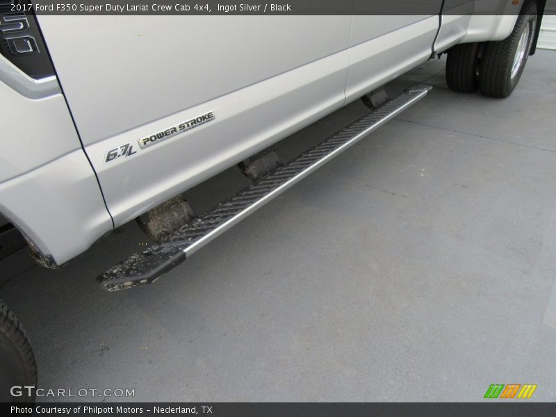Ingot Silver / Black 2017 Ford F350 Super Duty Lariat Crew Cab 4x4