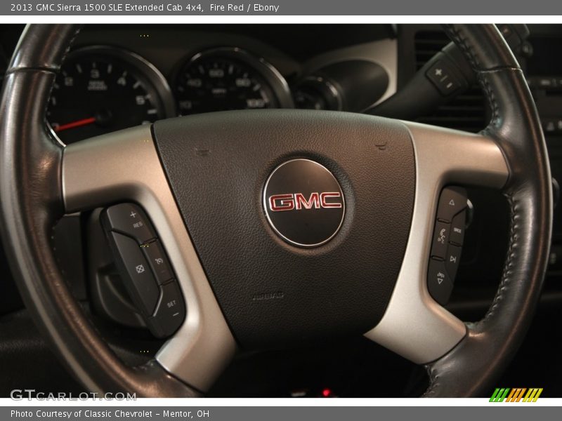 Fire Red / Ebony 2013 GMC Sierra 1500 SLE Extended Cab 4x4