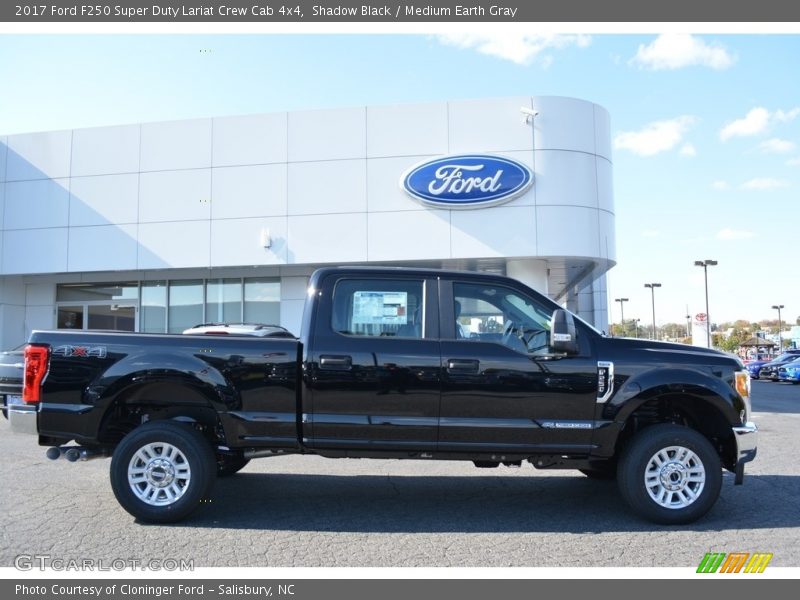 Shadow Black / Medium Earth Gray 2017 Ford F250 Super Duty Lariat Crew Cab 4x4