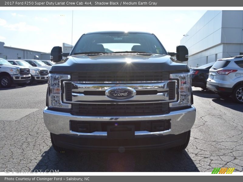 Shadow Black / Medium Earth Gray 2017 Ford F250 Super Duty Lariat Crew Cab 4x4