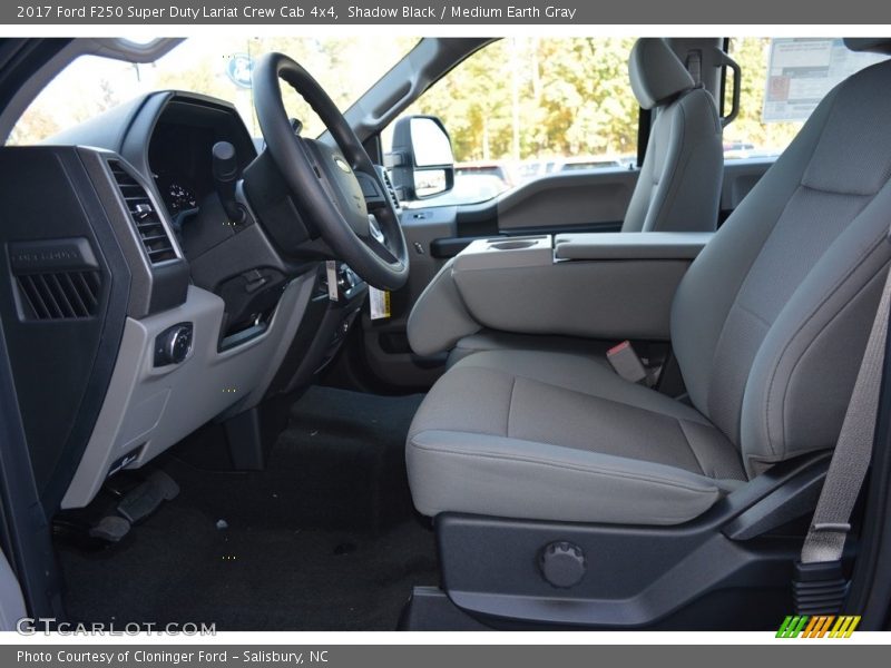 Shadow Black / Medium Earth Gray 2017 Ford F250 Super Duty Lariat Crew Cab 4x4
