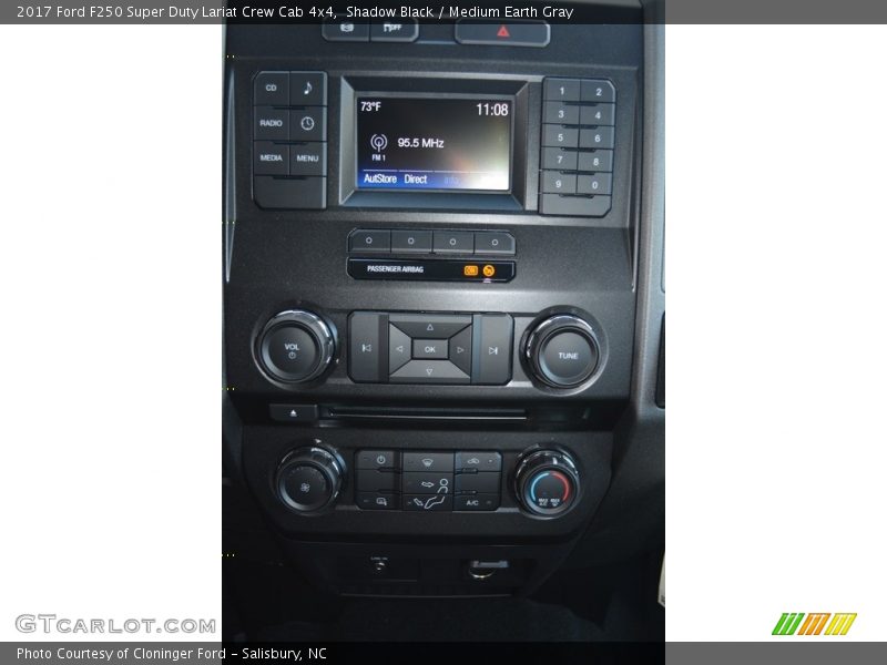 Shadow Black / Medium Earth Gray 2017 Ford F250 Super Duty Lariat Crew Cab 4x4