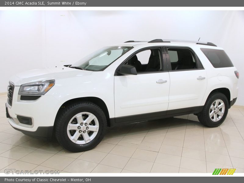 Summit White / Ebony 2014 GMC Acadia SLE