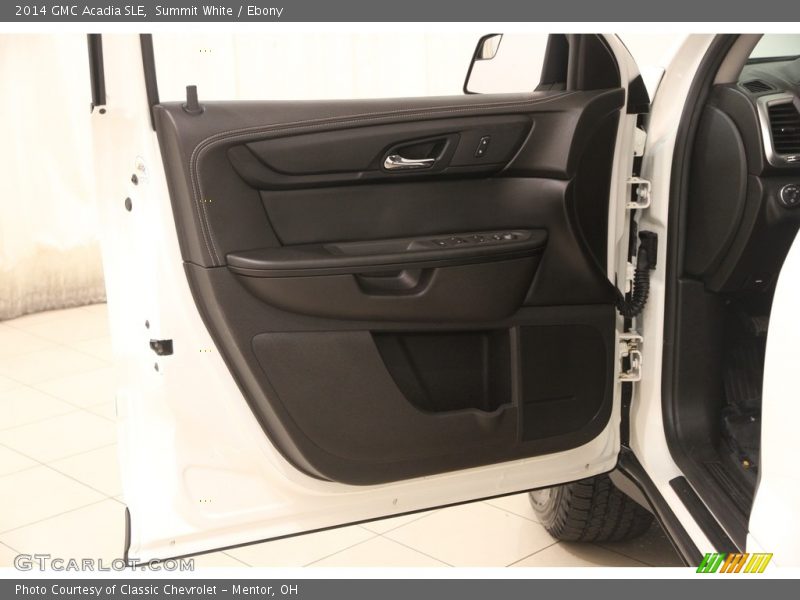 Summit White / Ebony 2014 GMC Acadia SLE