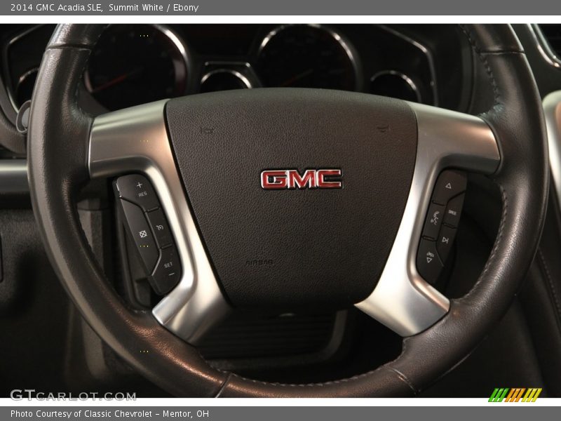Summit White / Ebony 2014 GMC Acadia SLE