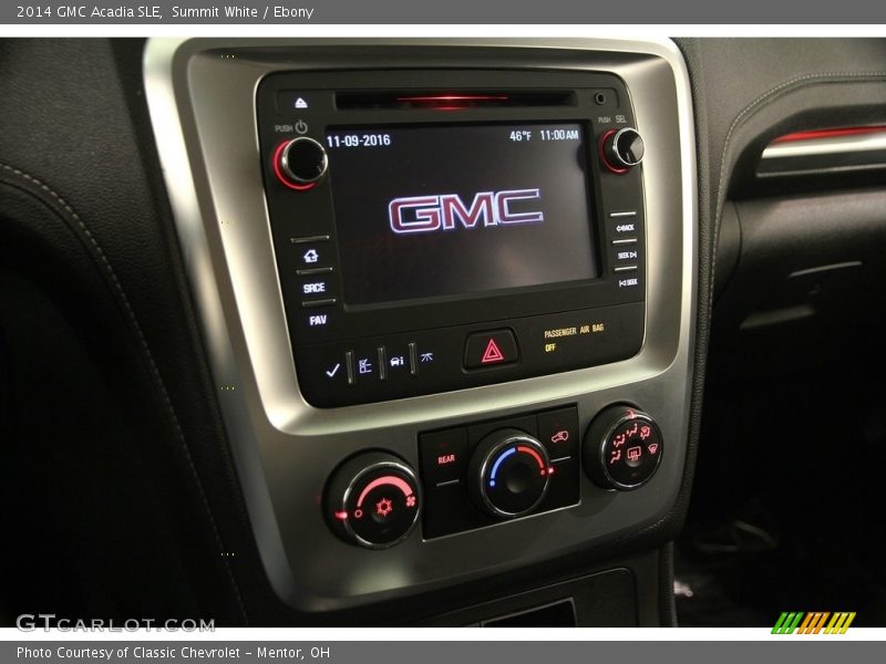 Summit White / Ebony 2014 GMC Acadia SLE
