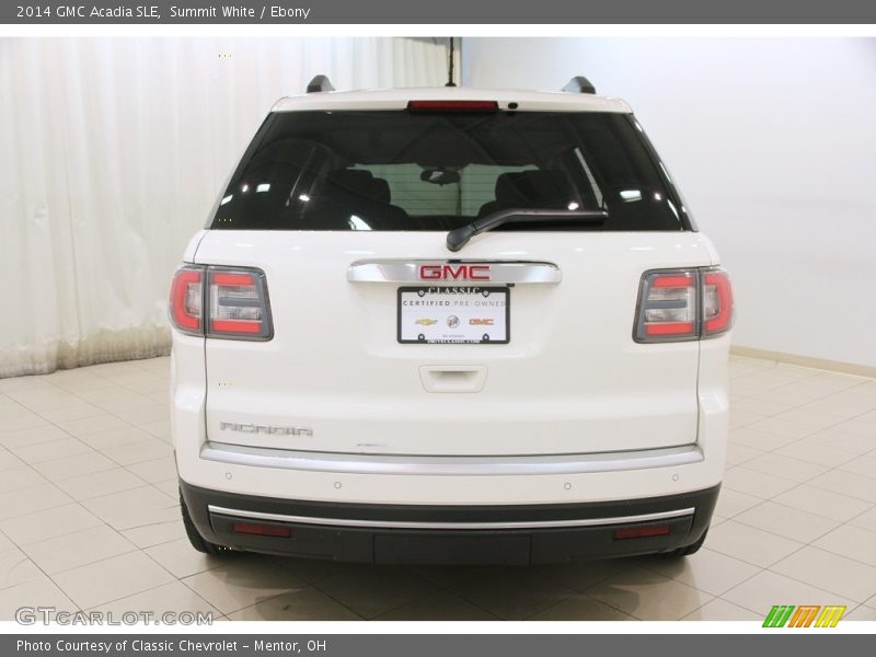 Summit White / Ebony 2014 GMC Acadia SLE