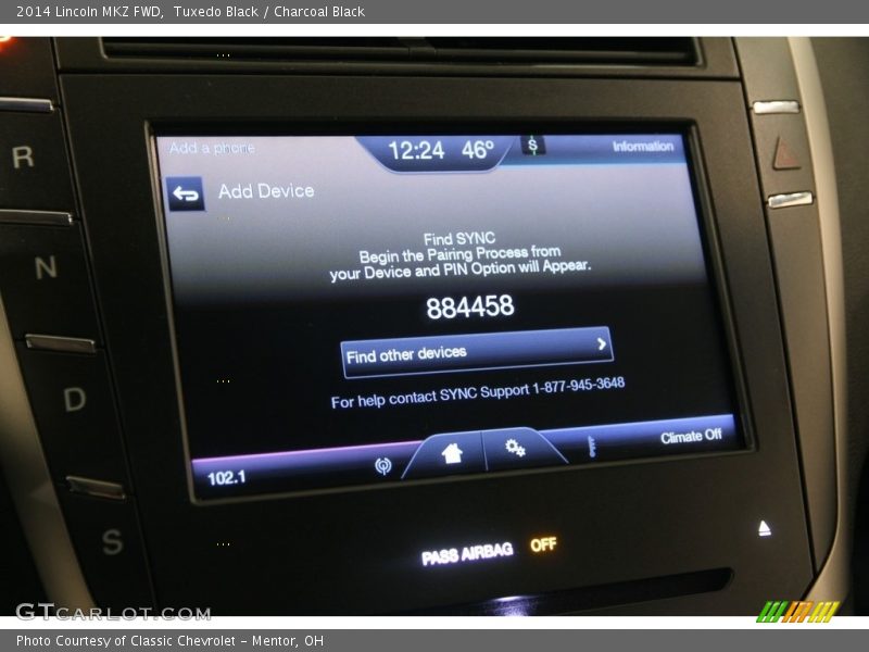 Tuxedo Black / Charcoal Black 2014 Lincoln MKZ FWD