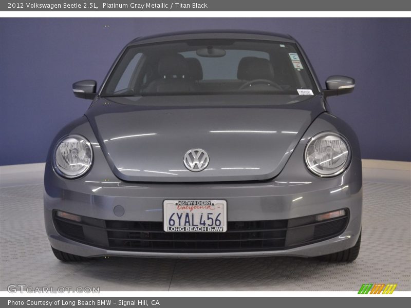 Platinum Gray Metallic / Titan Black 2012 Volkswagen Beetle 2.5L