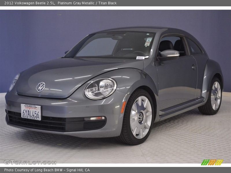 Platinum Gray Metallic / Titan Black 2012 Volkswagen Beetle 2.5L