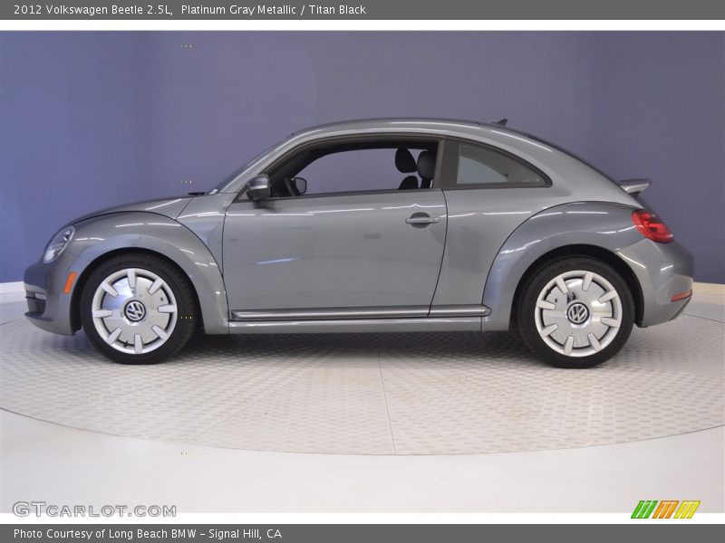 Platinum Gray Metallic / Titan Black 2012 Volkswagen Beetle 2.5L