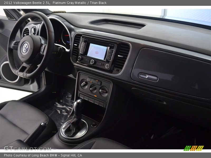Platinum Gray Metallic / Titan Black 2012 Volkswagen Beetle 2.5L
