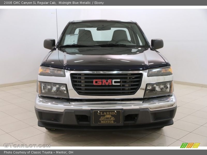 Midnight Blue Metallic / Ebony 2008 GMC Canyon SL Regular Cab