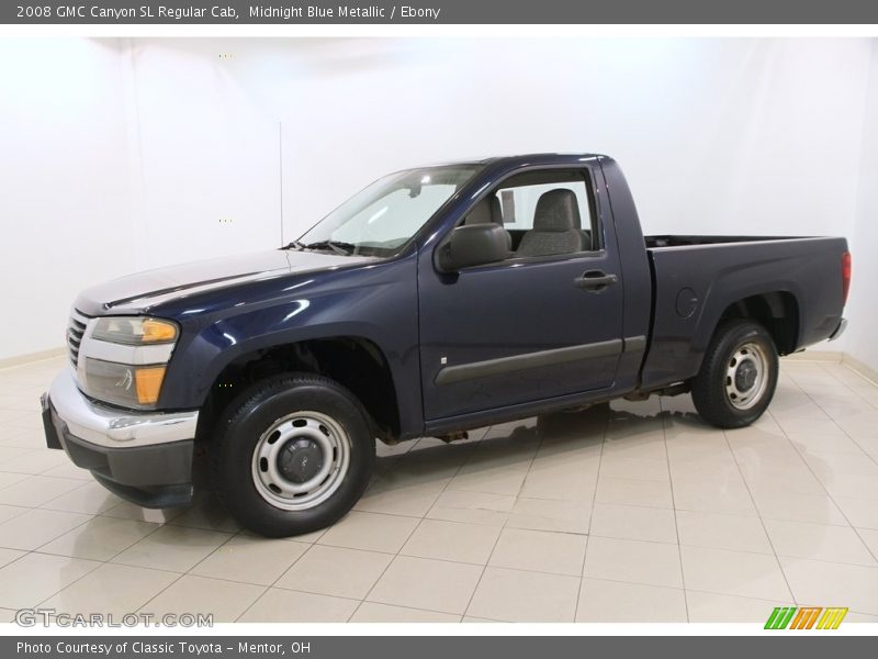Midnight Blue Metallic / Ebony 2008 GMC Canyon SL Regular Cab