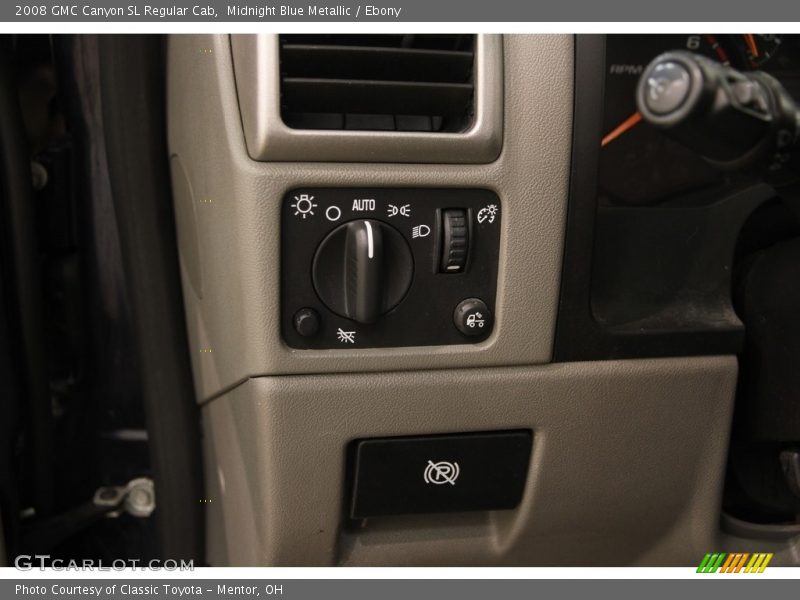 Midnight Blue Metallic / Ebony 2008 GMC Canyon SL Regular Cab