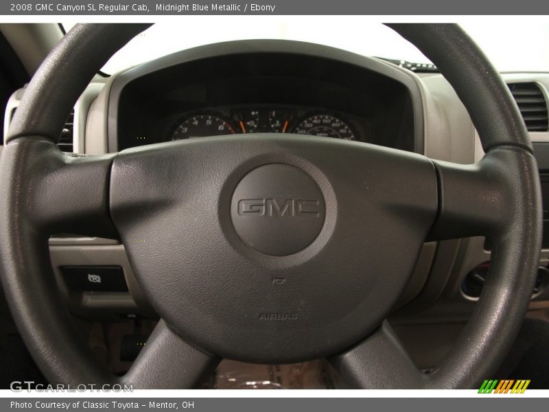 Midnight Blue Metallic / Ebony 2008 GMC Canyon SL Regular Cab