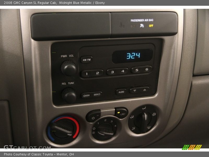 Midnight Blue Metallic / Ebony 2008 GMC Canyon SL Regular Cab