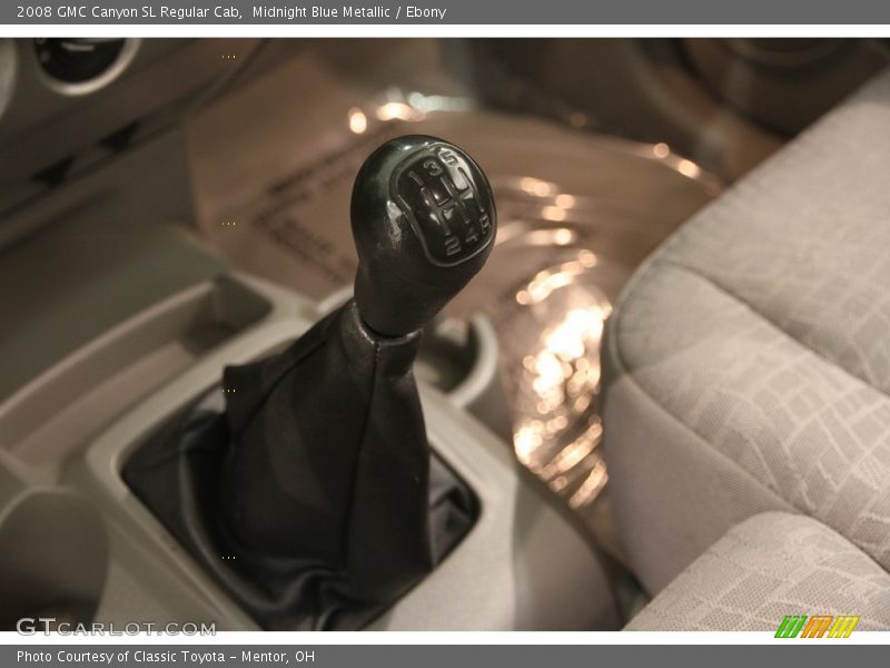 Midnight Blue Metallic / Ebony 2008 GMC Canyon SL Regular Cab