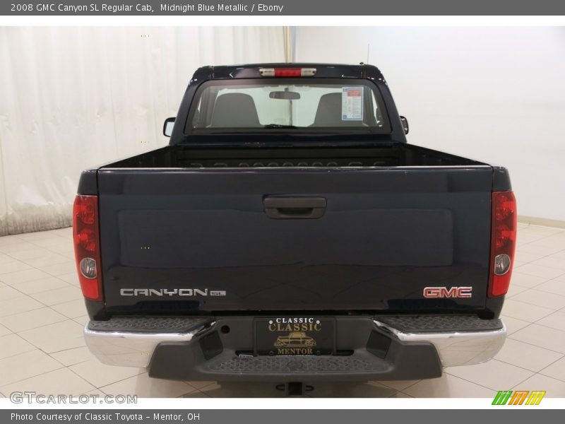 Midnight Blue Metallic / Ebony 2008 GMC Canyon SL Regular Cab