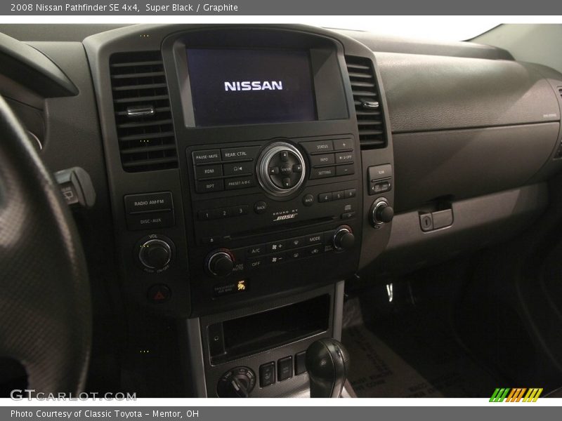 Super Black / Graphite 2008 Nissan Pathfinder SE 4x4