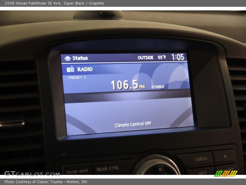 Super Black / Graphite 2008 Nissan Pathfinder SE 4x4