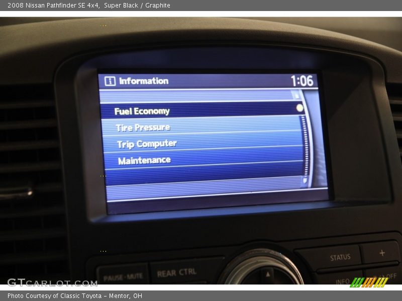 Super Black / Graphite 2008 Nissan Pathfinder SE 4x4