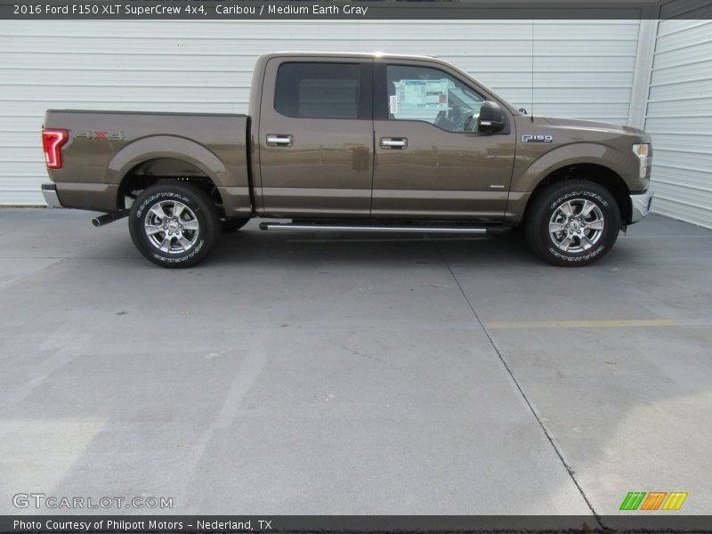 Caribou / Medium Earth Gray 2016 Ford F150 XLT SuperCrew 4x4