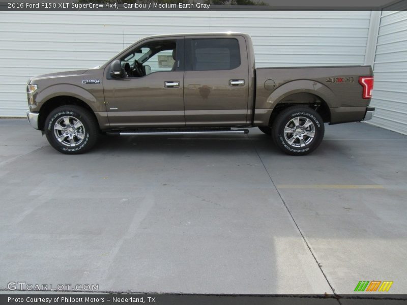 Caribou / Medium Earth Gray 2016 Ford F150 XLT SuperCrew 4x4