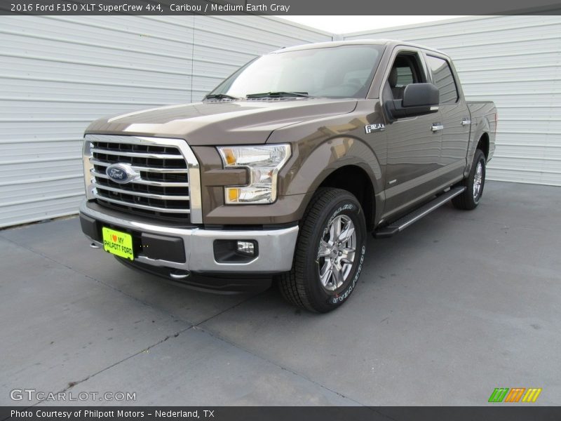 Caribou / Medium Earth Gray 2016 Ford F150 XLT SuperCrew 4x4