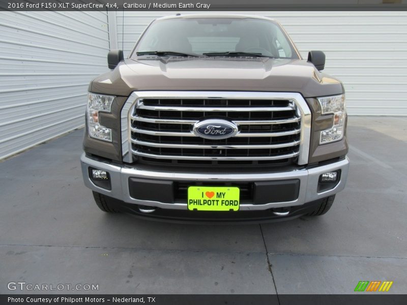 Caribou / Medium Earth Gray 2016 Ford F150 XLT SuperCrew 4x4
