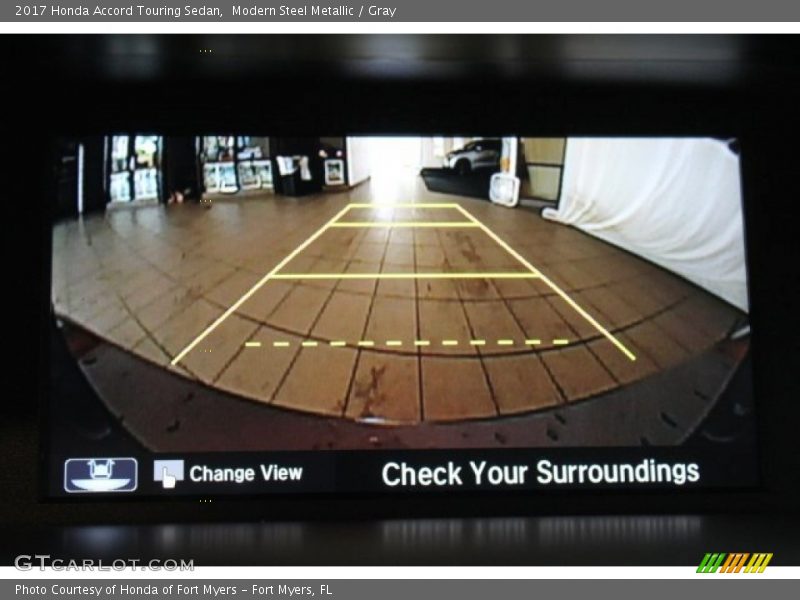 Modern Steel Metallic / Gray 2017 Honda Accord Touring Sedan